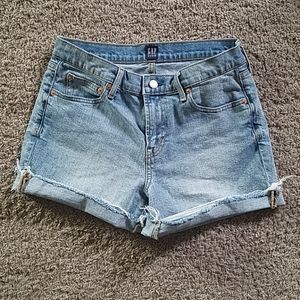 Gap High Rise Denim Shorts